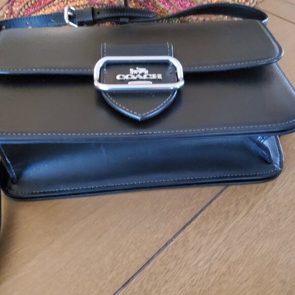 Coach Morgan Square Crossbody in Black CM090 - Picture 2 of 7